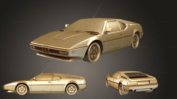 Vehicles (BMW Motorsport M1 E26 (1981), CARS_0864) 3D models for cnc