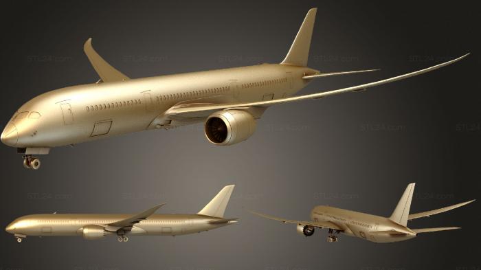 Автомобили и транспорт (Boeing 787 Dreamliner Звездные войны, CARS_0876) 3D модель для ЧПУ станка
