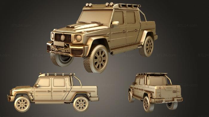 Автомобили и транспорт (Brabus 800 adventure xlp 2020, CARS_0880) 3D модель для ЧПУ станка