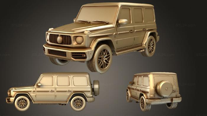 Автомобили и транспорт (Brabus G 65 W464 2019 2, CARS_0881) 3D модель для ЧПУ станка