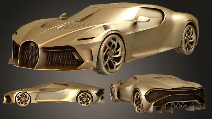 Автомобили и транспорт (Bugatti La Voiture Noire 2019, CARS_0892) 3D модель для ЧПУ станка