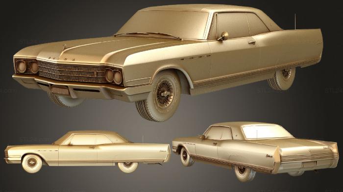 Автомобили и транспорт (Спортивное купе Buick Electra 225 1966 года выпуска, CARS_0906) 3D модель для ЧПУ станка