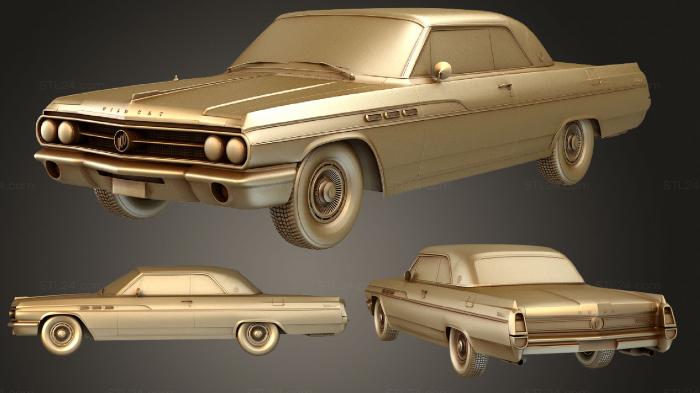 Vehicles (Buick Wildcat (Mk1) convertible 1963, CARS_0918) 3D models for cnc