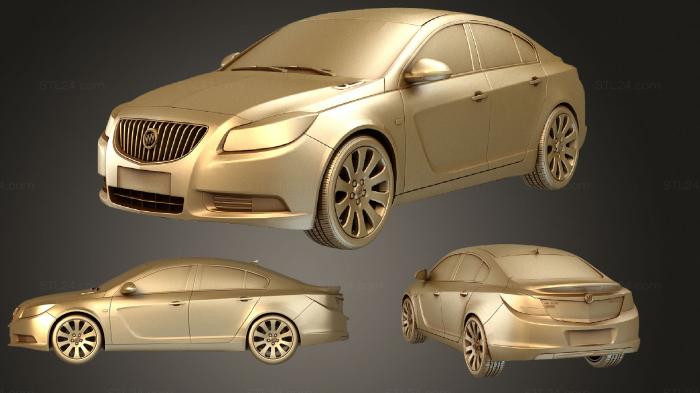 Автомобили и транспорт (Buick Regal FlexFuel 2011 2013, CARS_0924) 3D модель для ЧПУ станка