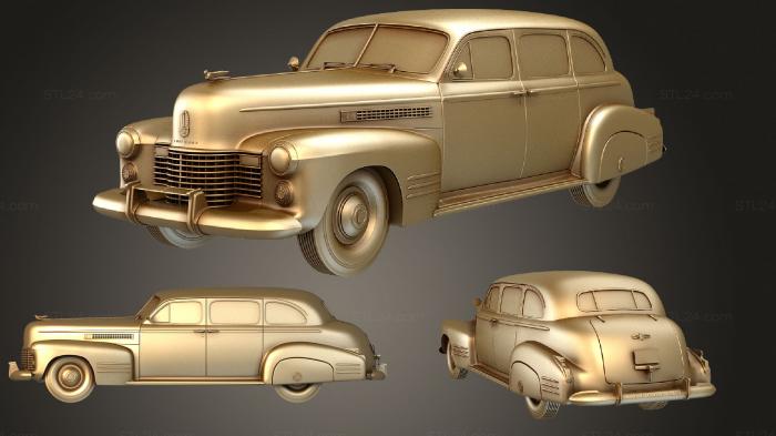 Автомобили и транспорт (Cadillac Fleetwood 75 универсал седан 1941, CARS_0945) 3D модель для ЧПУ станка