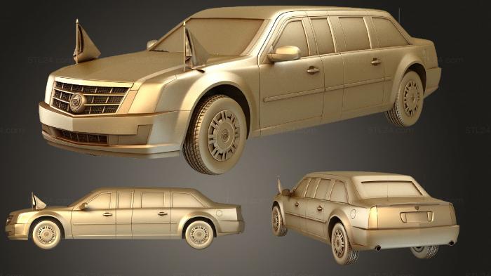 Vehicles (Cadillac US Presidential State Car 2017, CARS_0953) 3D models for cnc