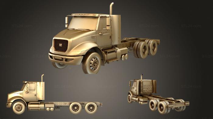 Автомобили и транспорт (Грузовик на шасси Caterpillar CT610 3 оси 2011, CARS_0979) 3D модель для ЧПУ станка
