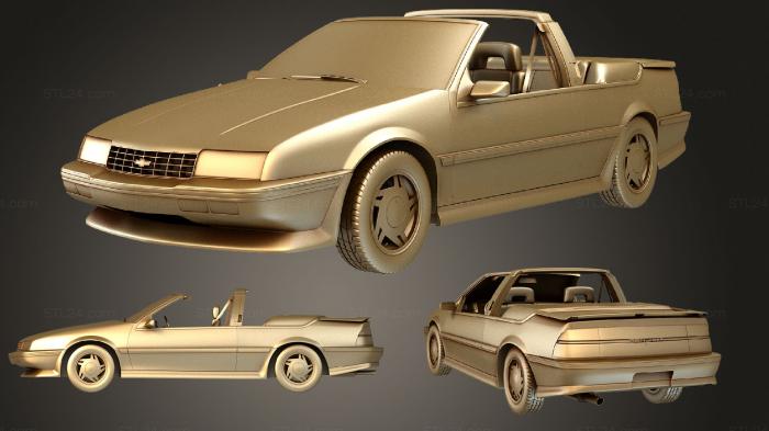 Vehicles (Chevrolet Beretta Indy 500 Pace Car HQinterior 1990, CARS_0999) 3D models for cnc