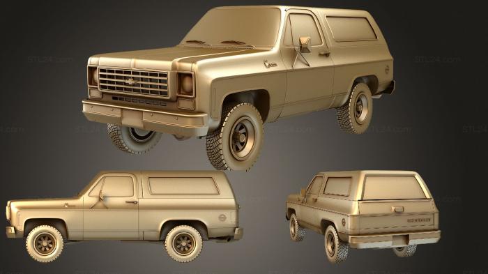 Vehicles (Chevrolet Blazer K5 1976, CARS_1000) 3D models for cnc
