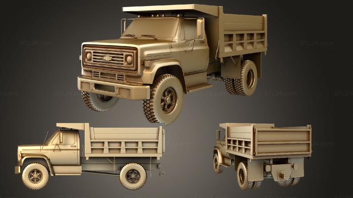 Vehicles (Chevrolet C70 Dump Truck 1979, CARS_1002) 3D models for cnc
