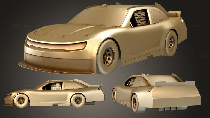 Vehicles (Chevrolet Camaro Nascar 2014 NAPA hipoly, CARS_1011) 3D models for cnc