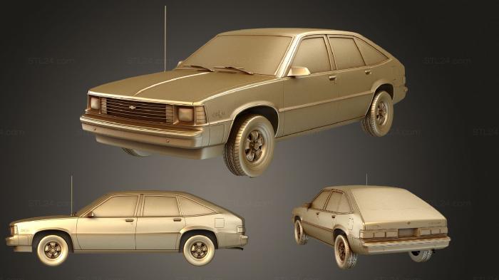 Автомобили и транспорт (Chevrolet Citation 1980, CARS_1023) 3D модель для ЧПУ станка
