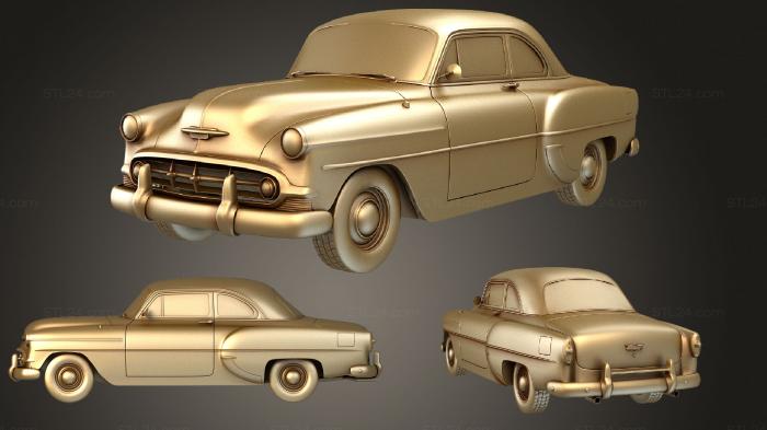 Vehicles (Chevrolet Club Coupe 1953, CARS_1024) 3D models for cnc