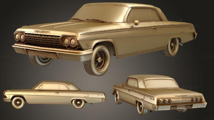 Vehicles (Chevrolet Impala (Mk4) SS 409 1962, CARS_1041) 3D models for cnc
