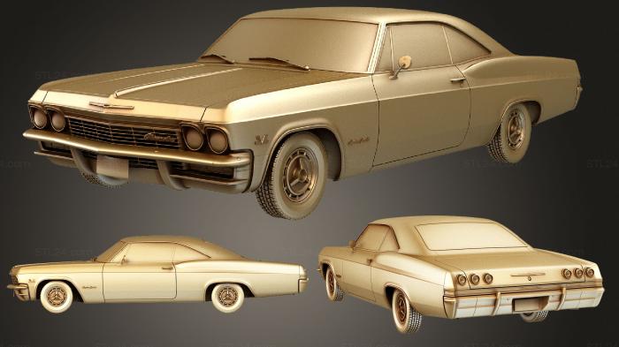 Автомобили и транспорт (Chevrolet Impala 1965, CARS_1045) 3D модель для ЧПУ станка