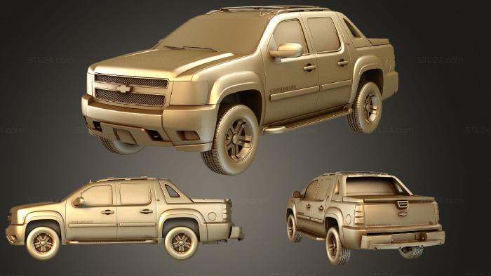 Vehicles (Chevrolet Avalanche Z71, CARS_1075) 3D models for cnc