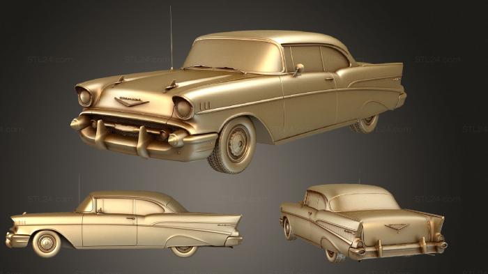 Vehicles (Chevrolet Bel Air 1957, CARS_1077) 3D models for cnc