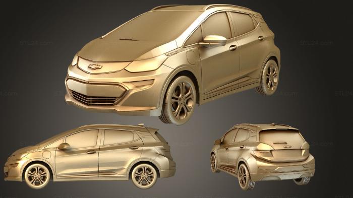 Автомобили и транспорт (Chevrolet Bolt EV 2017, CARS_1080) 3D модель для ЧПУ станка