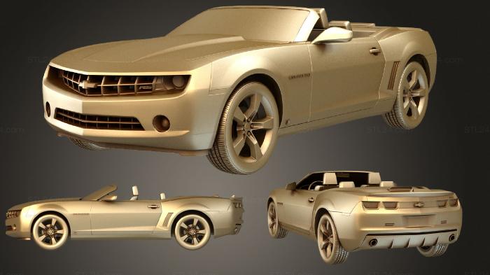 Vehicles (chevrolet camaro convertible 2011, CARS_1087) 3D models for cnc