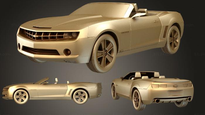 Vehicles (chevrolet camaro convertible concept, CARS_1088) 3D models for cnc