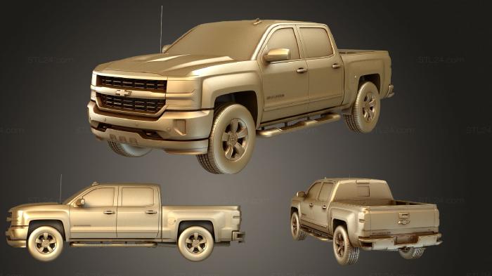 Vehicles (chevrolet lt crew cab sb, CARS_1098) 3D models for cnc