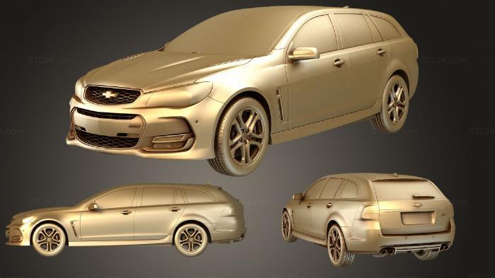 Автомобили и транспорт (Chevrolet ss 2017 tourer, CARS_1110) 3D модель для ЧПУ станка