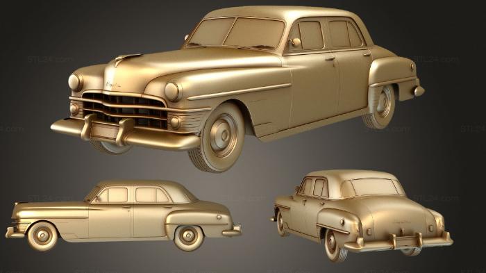 Автомобили и транспорт (Chrysler New Yorker (Mk3) седан 1950, CARS_1137) 3D модель для ЧПУ станка