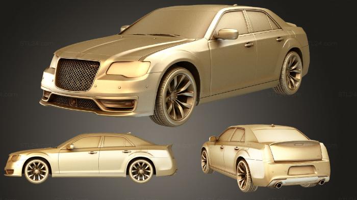 Автомобили и транспорт (Chrysler 300 SRT LX2 2018, CARS_1142) 3D модель для ЧПУ станка