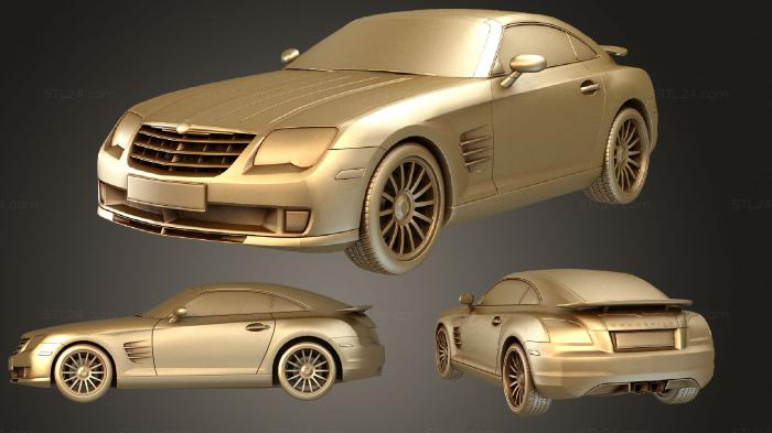 Автомобили и транспорт (Крайслер Кроссфайр SRT6, CARS_1143) 3D модель для ЧПУ станка