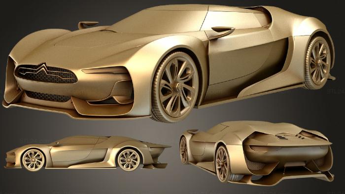 Vehicles (Citroen GT HQinterior 2008, CARS_1156) 3D models for cnc
