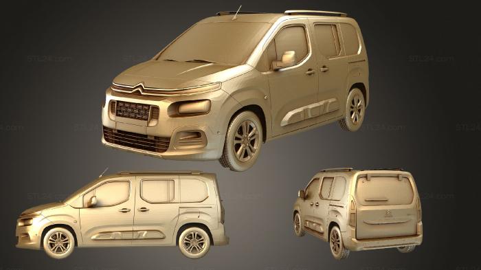 Автомобили и транспорт (Citroen berlingo multispace xtr 2021, CARS_1164) 3D модель для ЧПУ станка