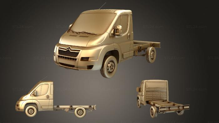 Vehicles (Citroen Jumper Relay Single Cab 3000WB 2014, CARS_1188) 3D models for cnc