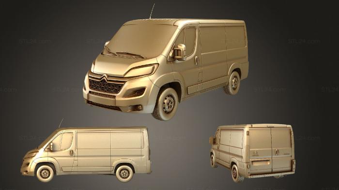 Автомобили и транспорт (Citroen jumper фургон l1h1 2014, CARS_1194) 3D модель для ЧПУ станка