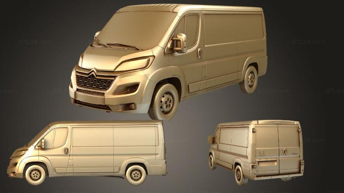 Vehicles (citroen jumper van l2h1 2017, CARS_1195) 3D models for cnc