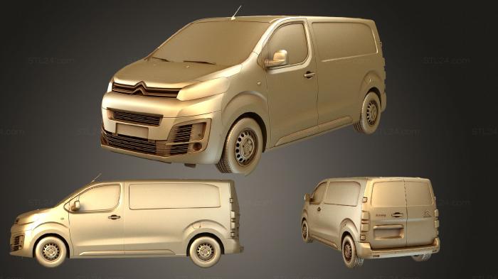 Автомобили и транспорт (Citroen jumpy l2 2017, CARS_1199) 3D модель для ЧПУ станка