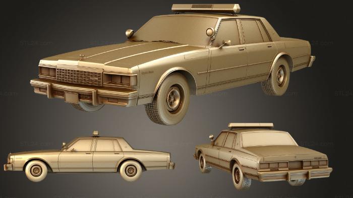 Vehicles (Classic Police Car 1978, CARS_1215) 3D models for cnc