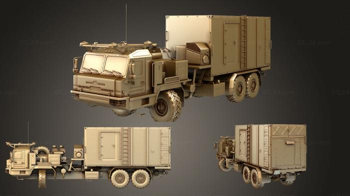 Vehicles (Command and Control Vehicle 50K6 Vityaz Camo Rigged, CARS_1219) 3D models for cnc