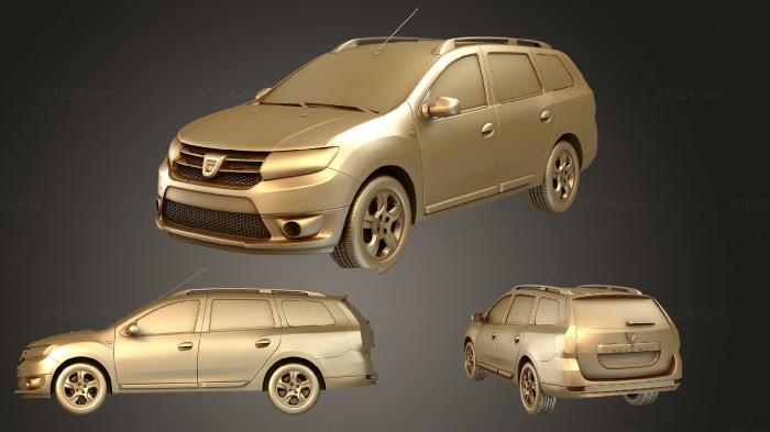 Автомобили и транспорт (Dacia logan mcv фискал 2016, CARS_1242) 3D модель для ЧПУ станка