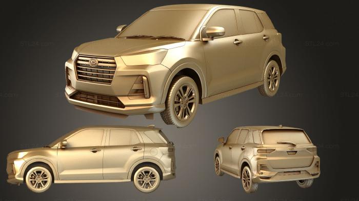 Автомобили и транспорт (Daihatsu Rocky (Mk2) 2019, CARS_1253) 3D модель для ЧПУ станка