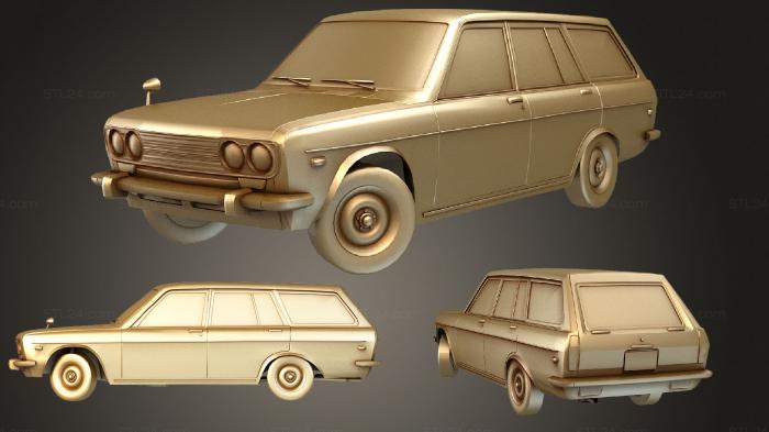 Vehicles (Datsun 510 Bluebird wagon, CARS_1258) 3D models for cnc