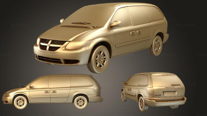 Автомобили и транспорт (Dodge Grand Caravan (Mk4) 2004, CARS_1299) 3D модель для ЧПУ станка