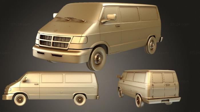 Vehicles (Dodge Ram Van (Mk3) PassengerVan 1994, CARS_1315) 3D models for cnc