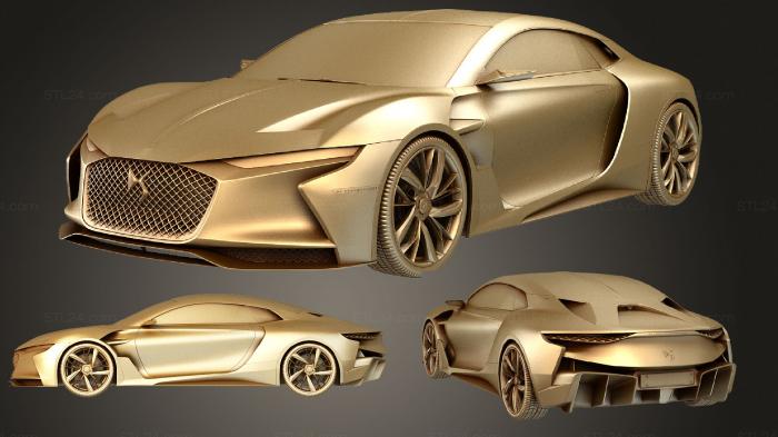 Vehicles (DS E Tense Concept 2016, CARS_1341) 3D models for cnc