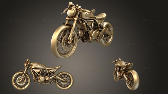 Vehicles (Ducati Scrambler by ZeusCustom, CARS_1349) 3D models for cnc