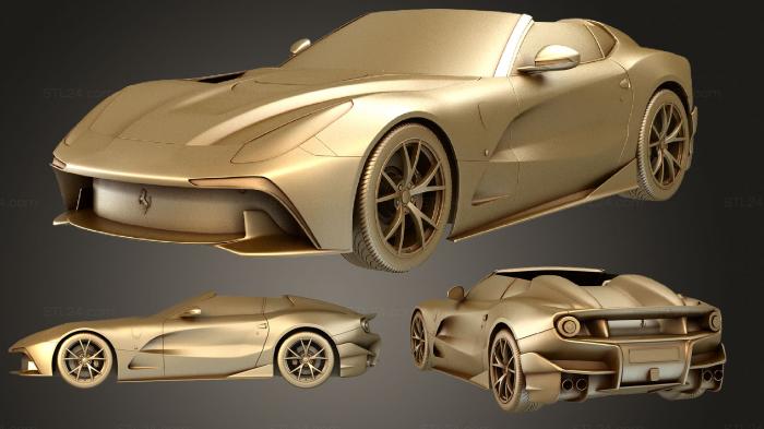 Vehicles (Ferrari F12 TRS Roadster 2014 set, CARS_1403) 3D models for cnc