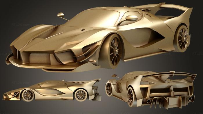 Vehicles (Ferrari FXX Evo 2018, CARS_1407) 3D models for cnc