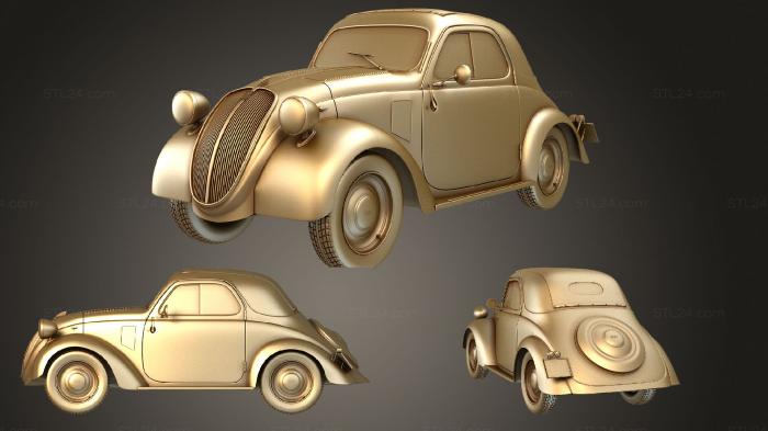 Vehicles (Fiat 500 (Mk1) Topolino 1936, CARS_1434) 3D models for cnc