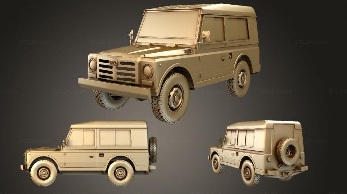 Автомобили и транспорт (Fiat Campagnola Универсал 1987, CARS_1447) 3D модель для ЧПУ станка
