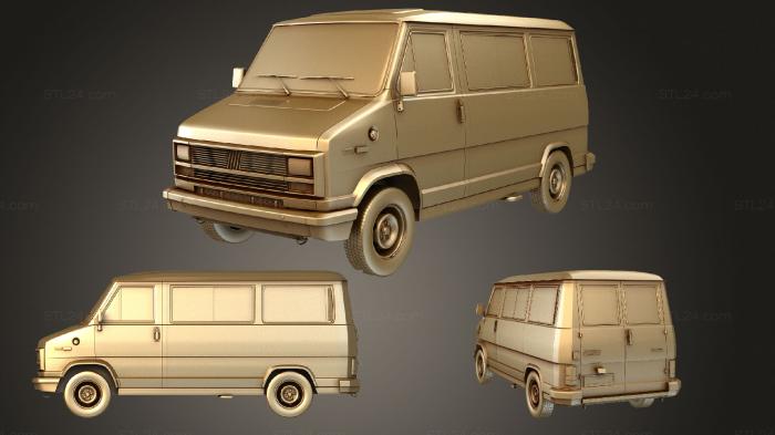 Vehicles (Fiat Ducato (Mk1) (280) PassengerVan 1981, CARS_1451) 3D models for cnc