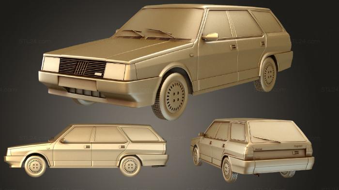 Vehicles (Fiat Regata Weekend 1984, CARS_1456) 3D models for cnc